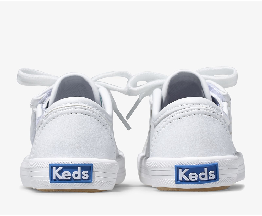 Keds Sneaker Kinder Weiß - Kickstart Jr. Leder - DMF-547281